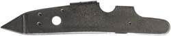 Lock plate, percussion, wax cast steel, 5.3" x .98", as cast